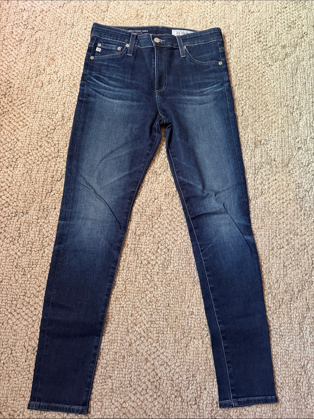 AG Adriano Goldschmied Women's Dark Blue Skinny Jeans